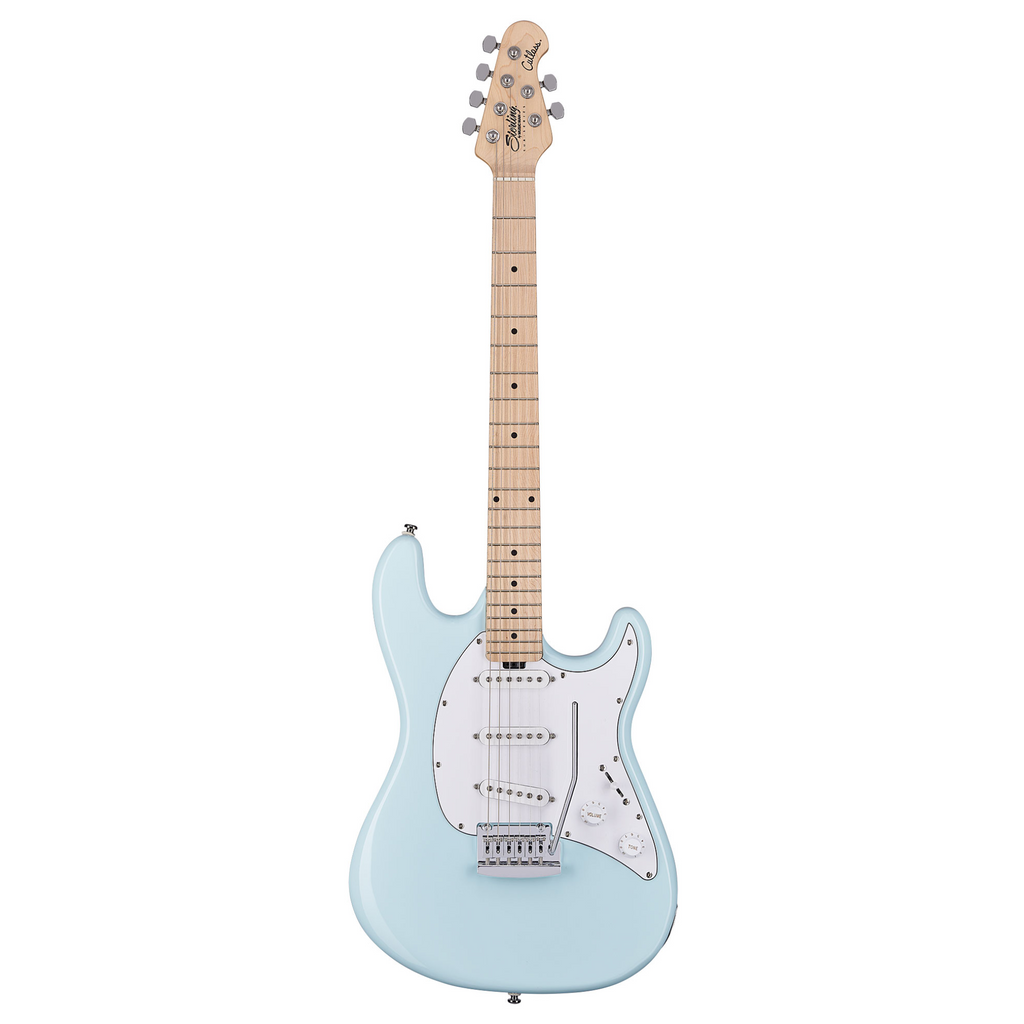 Sterling by Music Man Cutlass CT30 SSS Maple FB Electric Guitar - Daphne Blue