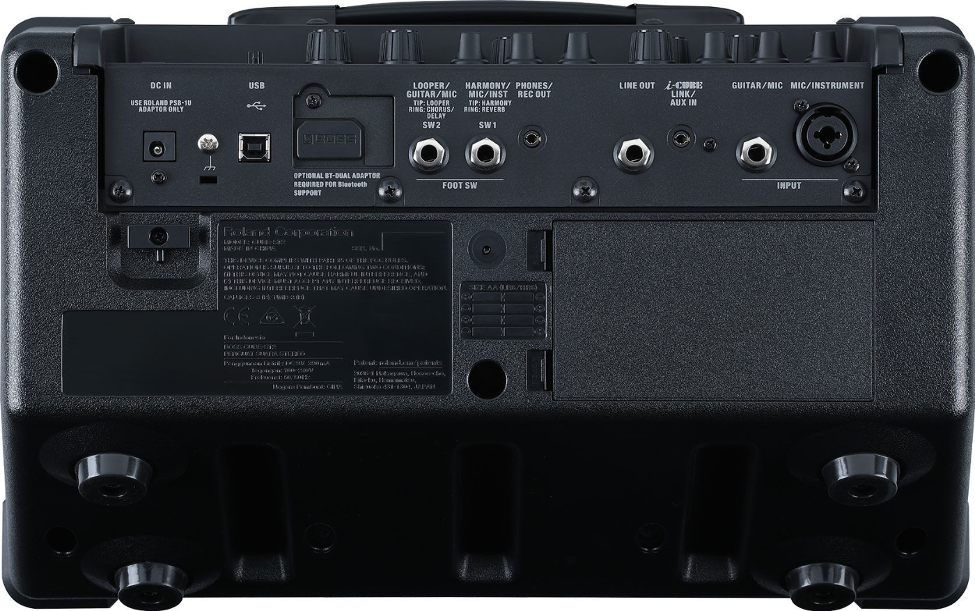 BOSS Cube Street 2 Battery Powered Stereo Amplifier in Black