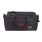 Xtreme 28 Drum Hardware Bag showing padded exterior and zipper compartments for drum hardware storage.