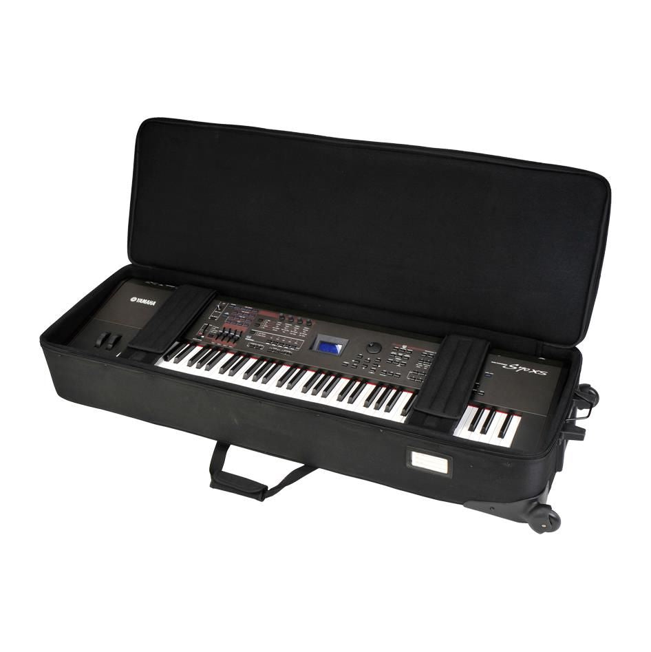 SKB soft case designed for 76-note keyboards, featuring padded protection and durable material for keyboard transport.