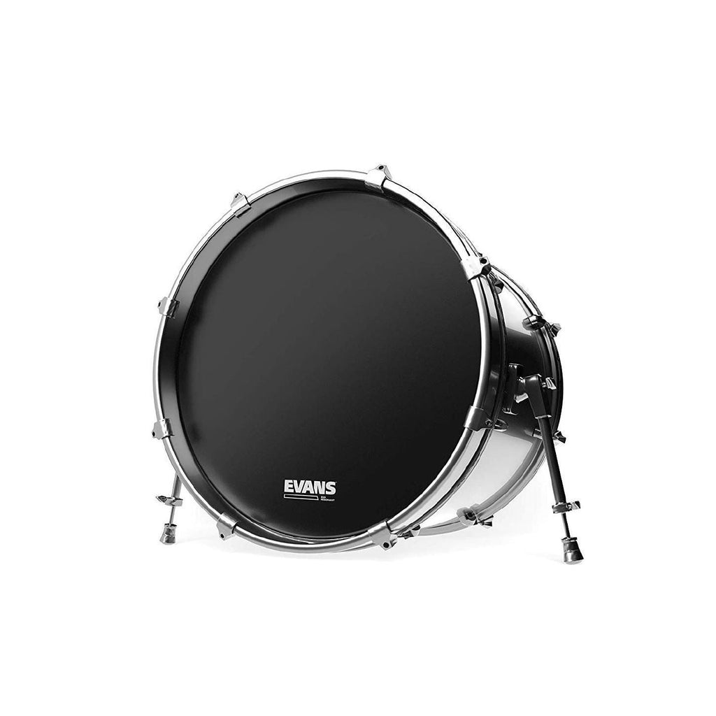 Evans 16 inch EQ3 Resonant Black Bass Drumhead No Port
