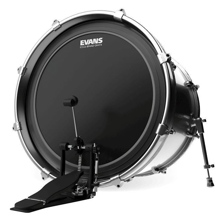 Evans EMAD Onyx Bass Drum Head, 18 Inch