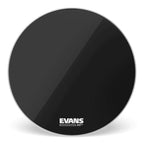 Evans Resonant Black Bass Drum Head, 18 Inch