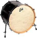 Evans BD20CT Calftone 20-inch bass drum head with textured surface, designed for deep, warm sound on drum set.