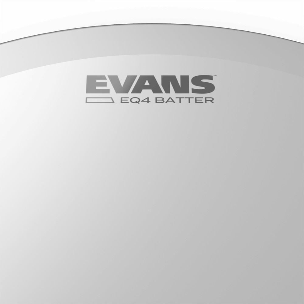 Evans EQ4 Frosted Bass Drum Head, 20 Inch