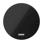 Evans EQ1 Resonant Black Bass Drum Head, 20 Inch