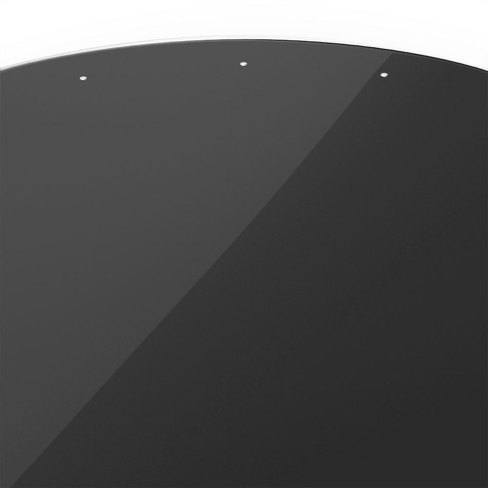 Evans EQ1 Resonant Black Bass Drum Head, 20 Inch