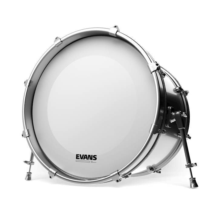 Evans 20 inch EQ3 Resonant Coated White Drum Head No Port