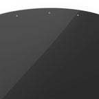 Evans EQ1 Resonant Black Bass Drum Head, 22 Inch