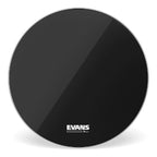 Evans 24 Inch EQ3 Resonant Black Bass Drumhead No Port