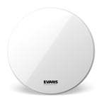 Evans 24 Inch EQ3 Resonant Smooth White Bass Drumhead No Port