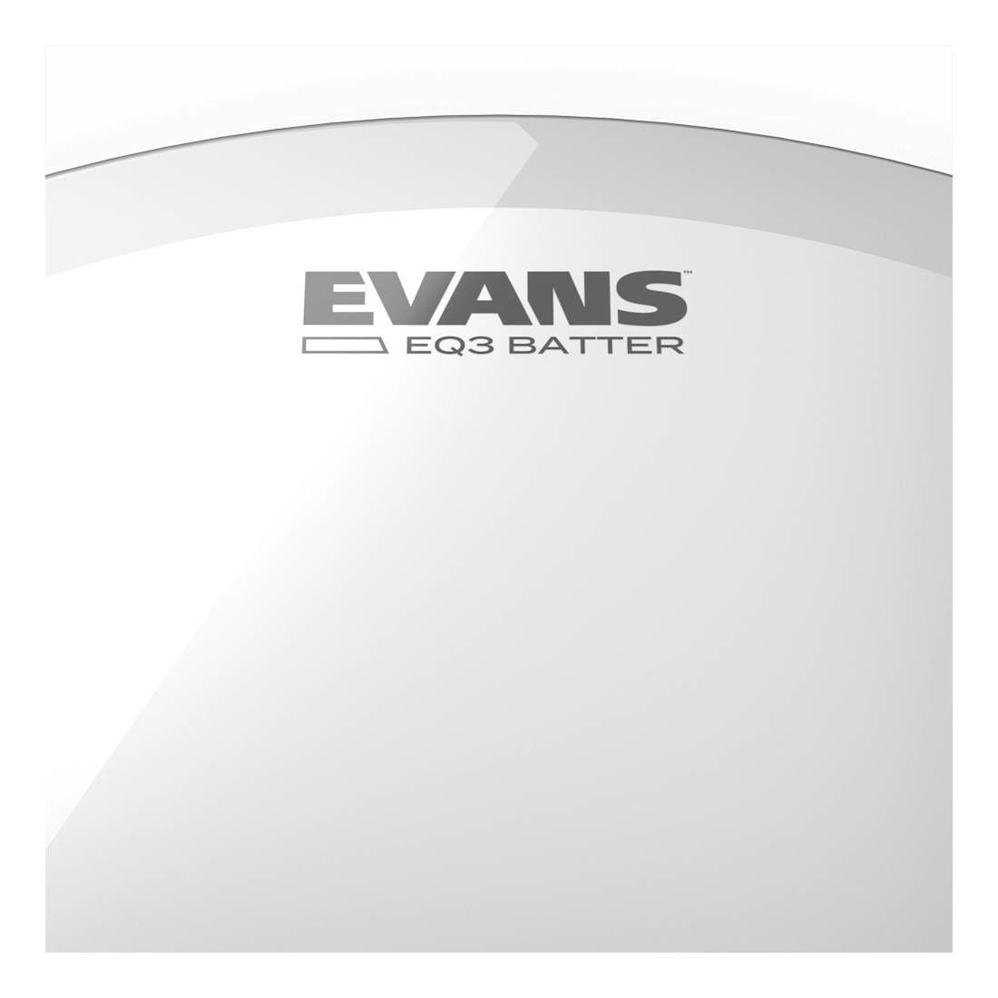 Evans EQ3 Clear Bass Drum Head, 26 Inch