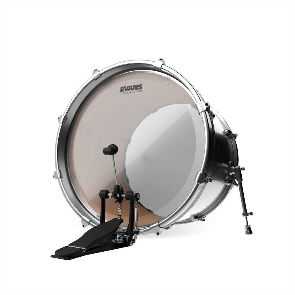 Evans EQ4 Clear Bass Drumhead - 28 Inch