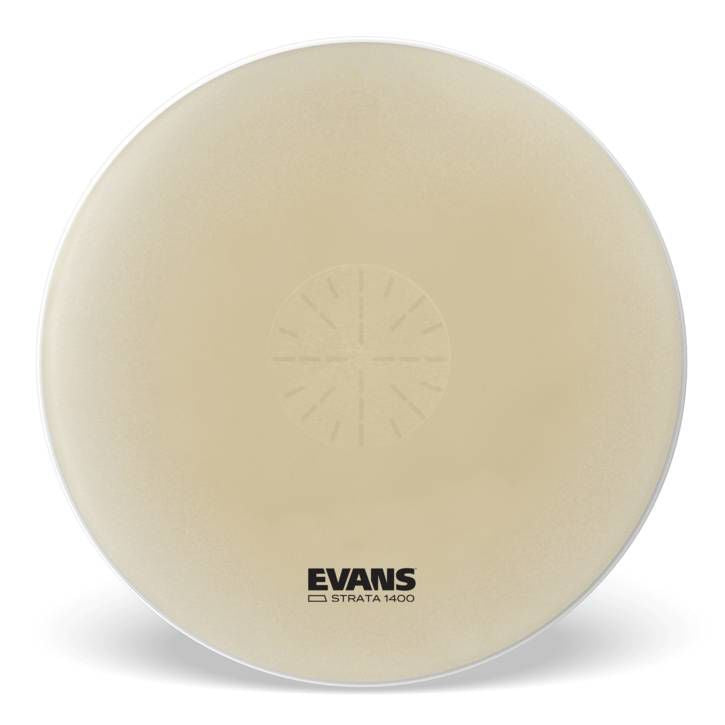 Evans Strata 1400  Power Center Reverse Dot Concert Bass Drum Head, 36 Inch