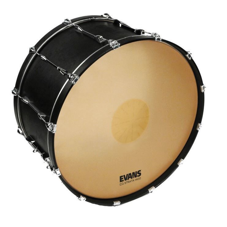 Evans Strata 1400  Power Center Reverse Dot Concert Bass Drum Head, 40 Inch