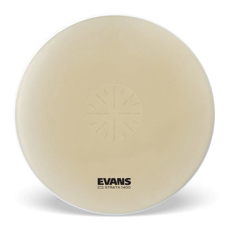 Evans Strata 1400  Power Center Reverse Dot Concert Bass Drum Head, 40 Inch