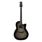 Ovation Celebrity Standard Plus Mid Depth Acoustic Electric Guitar - Trans Black Flame Maple