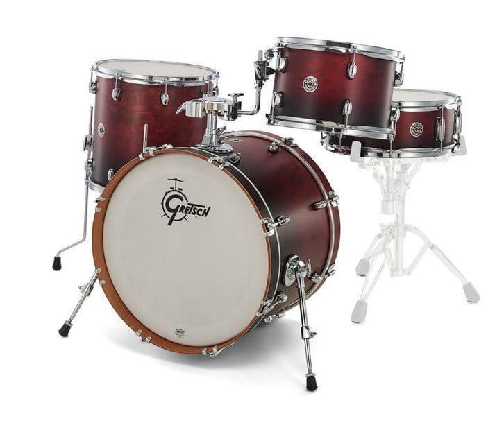 Gretsch Catalina Club 4pc Drum Kit with 20 Inch Kick - Satin Antique Fade