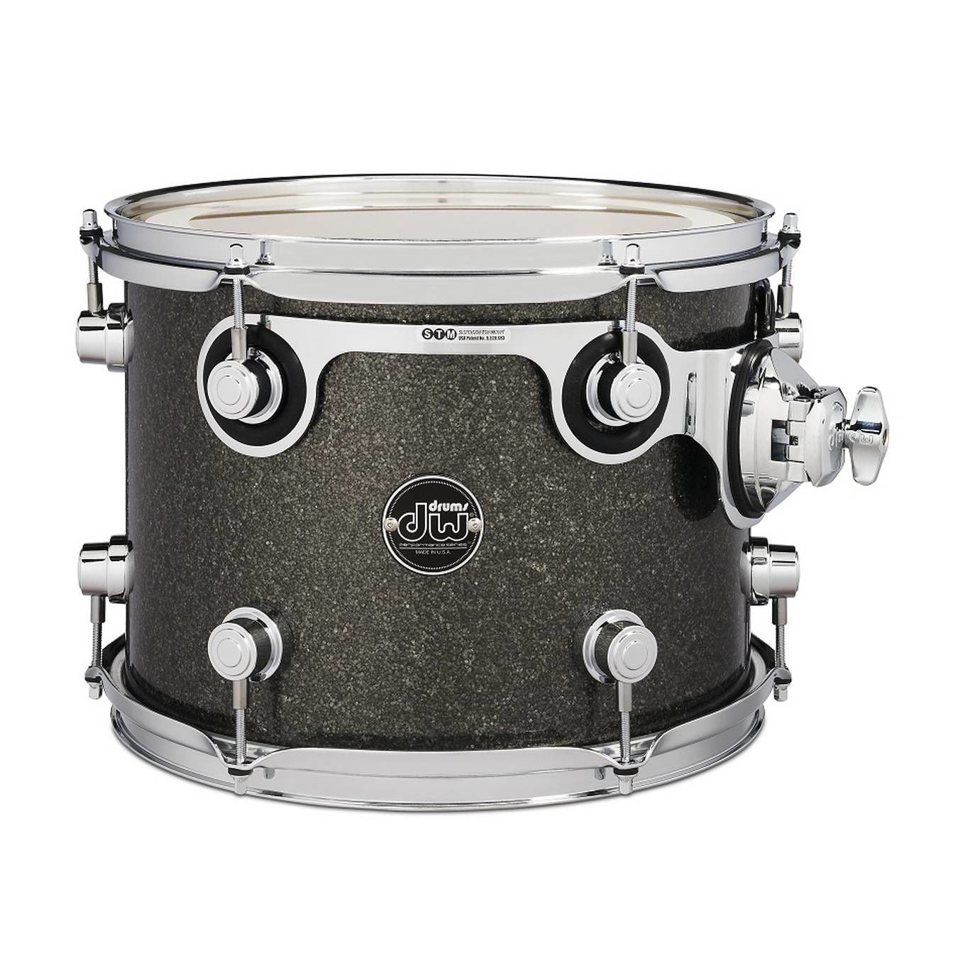 DW Performance Series 12x9 Rack Tom in Pewter Sparkle Finish Ply