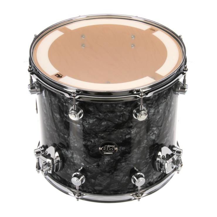 DW Performance FinishPly 12x14 Inch Floor Tom - Black Diamond