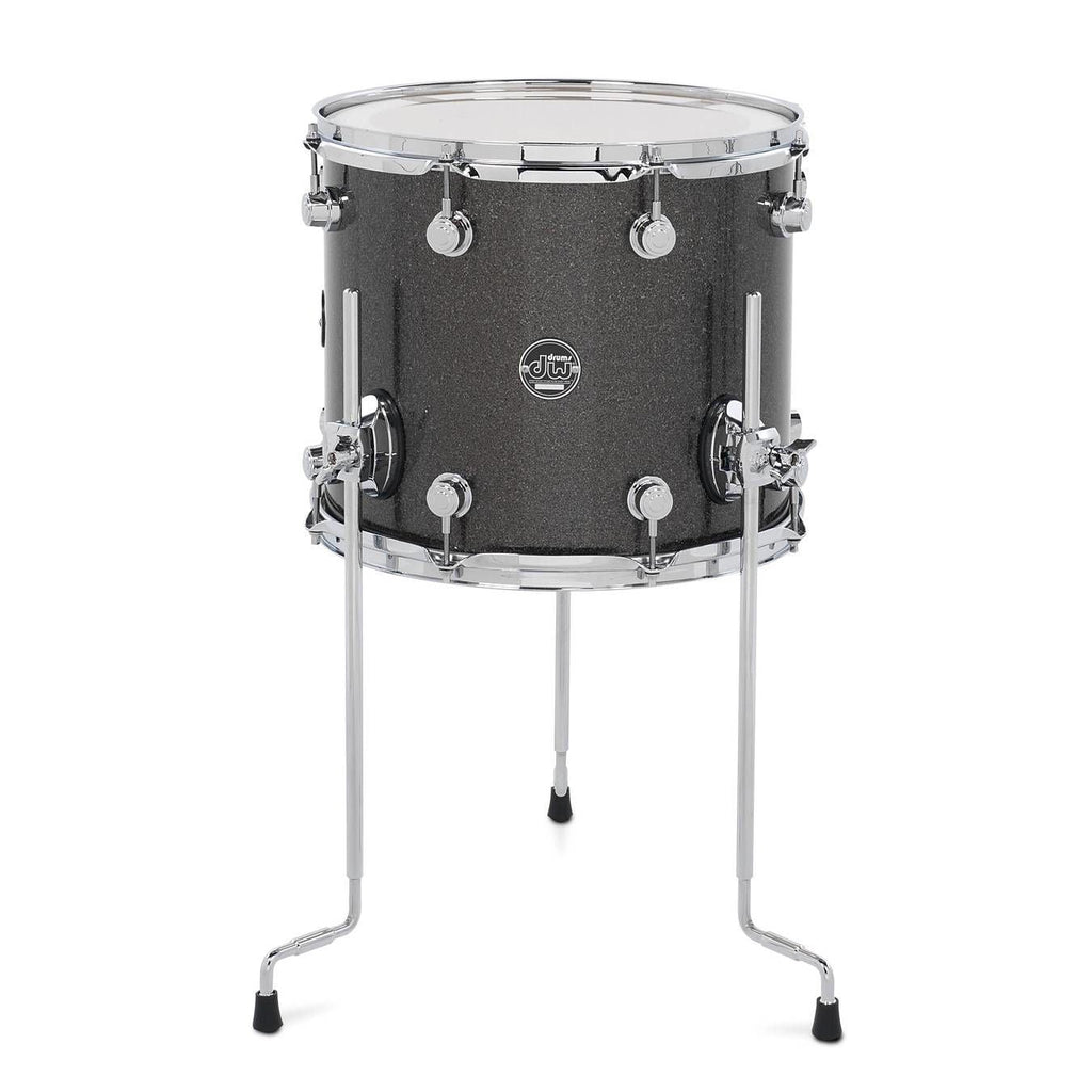 DW Performance Series 14x12 Floor Tom in Pewter Sparkle Finish Ply