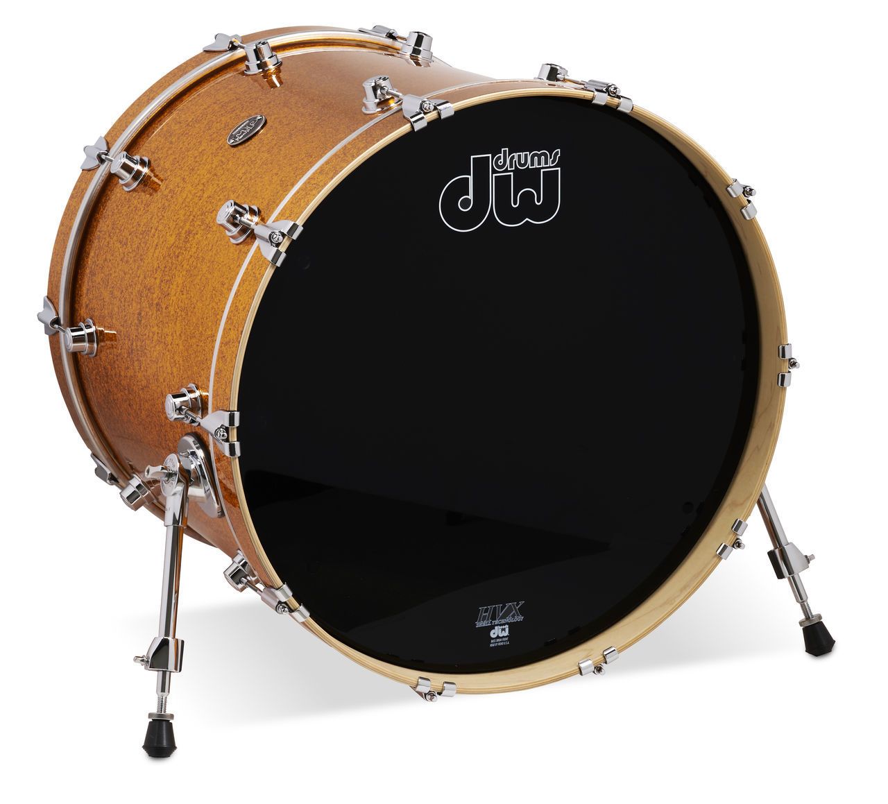 DW Performance Series 22x18 Bass Drum in Gold Sparkle Finish Ply
