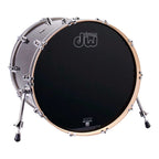 DW Performance Series 22x18 Bass Drum in Pewter Sparkle Finish Ply