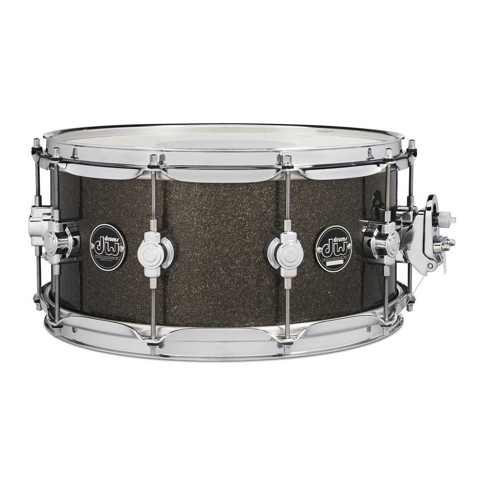 DW Performance Series 14x6.5 Snare Drum in Pewter Sparkle Finish Ply