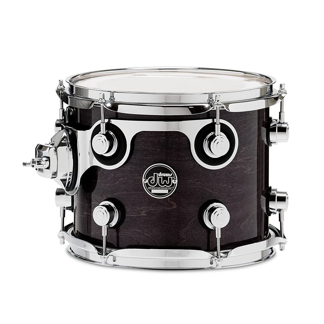 DW Performance Series 10x8 Rack Tom in Ebony Stain Lacquer