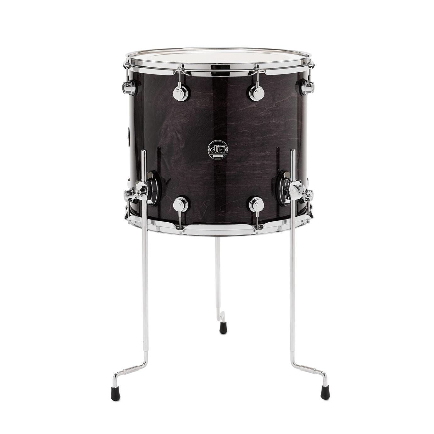 DW Performance Series 16x14 Floor Tom in Ebony Stain Lacquer