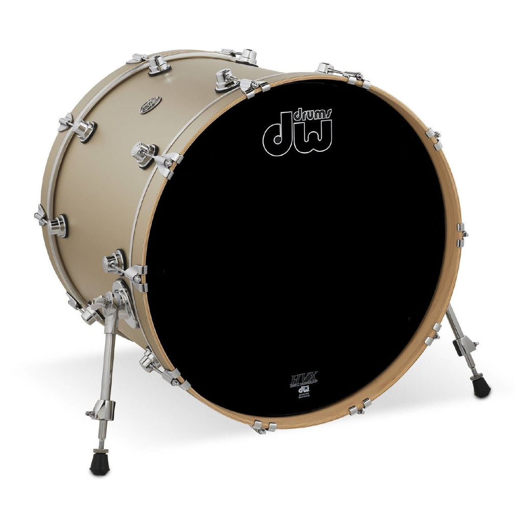 DW Performance Series 22x18 Bass Drum in Gold Mist Hard Satin