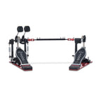DW 5000 Series DWCP5002TDL3 left-handed double bass drum pedal with metal footplate and chain drive system for drum set.