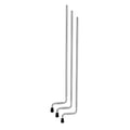 DW DWSMFLT27ALCR 27 Aluminum Tom Leg in Chrome