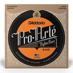 D'Addario EJ43 Pro-Art√© Nylon Classical Guitar Strings, Light Tension