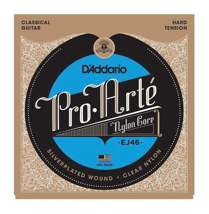 D'Addario EJ46 Pro-Art√© Nylon Classical Guitar Strings, Hard Tension
