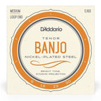 D'Addario EJ63 4-String Tenor Banjo Strings - Nickel Medium - 9-30