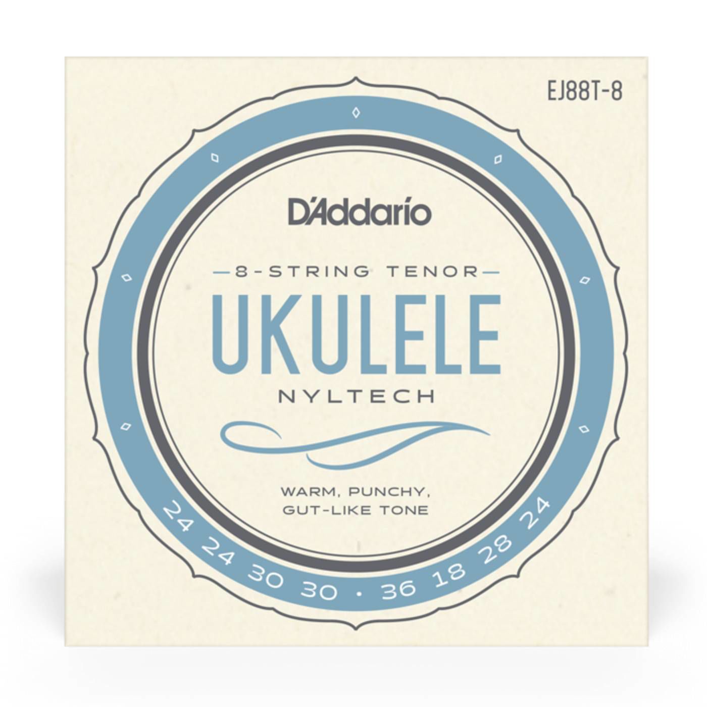 D'Addario EJ88T-8 Nyltech 8-String Tenor Ukulele Strings