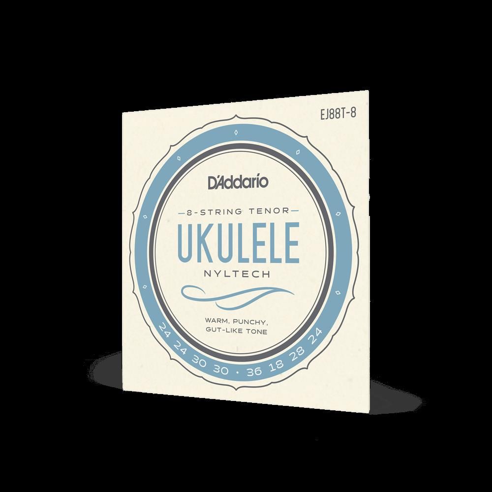 D'Addario EJ88T-8 Nyltech 8-String Tenor Ukulele Strings