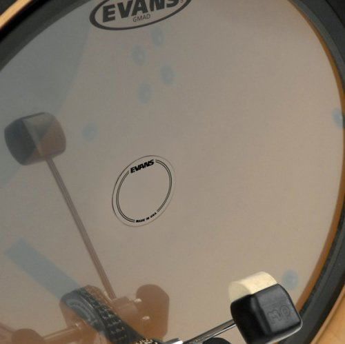 Evans EQPC1 Clear Plastic Single Patch - 2 Pieces