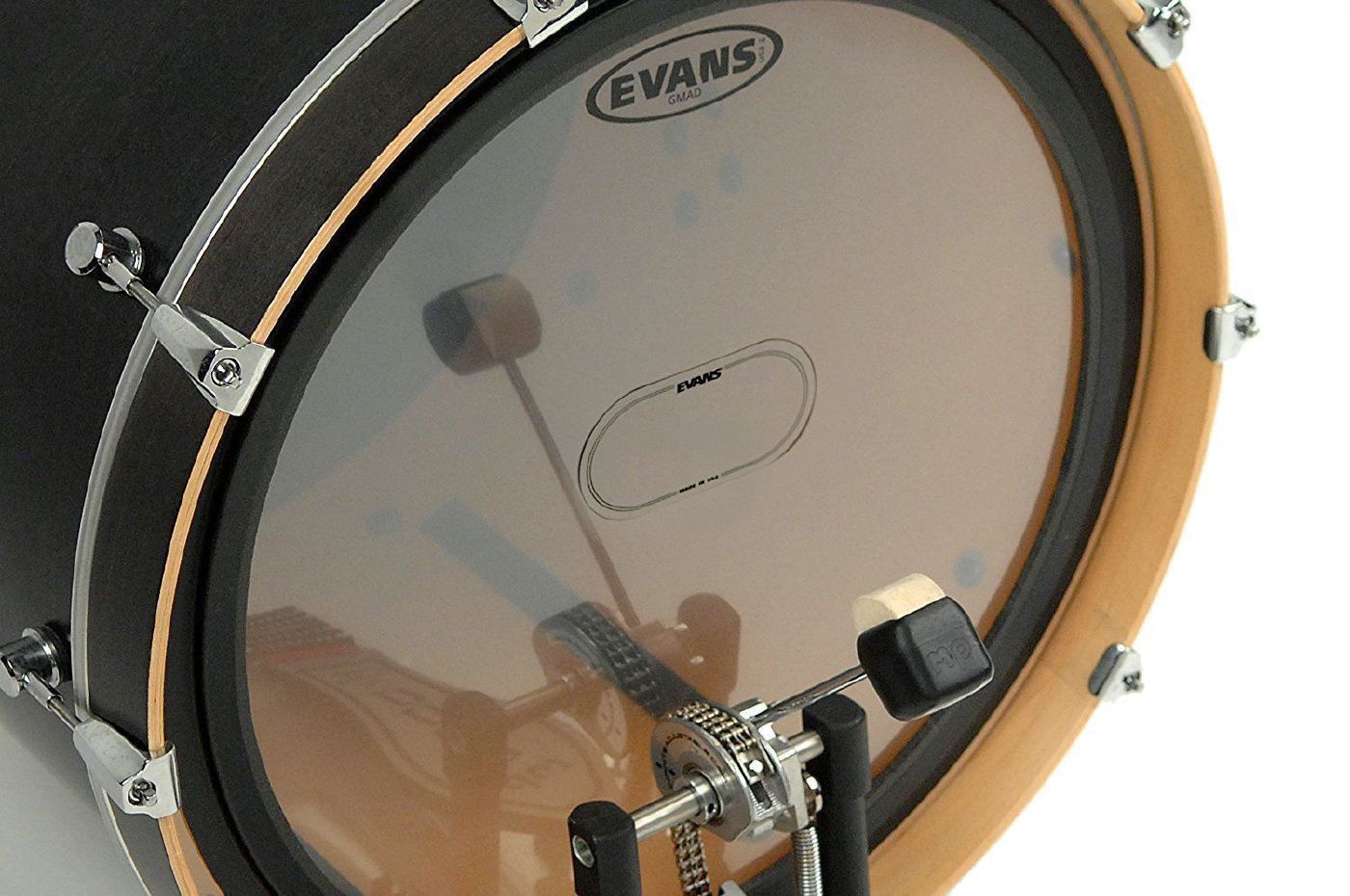 Evans EQPC2 Clear Plastic Double Patch - 2 Pieces