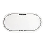 Evans EQPC2 Clear Plastic Double Patch - 2 Pieces