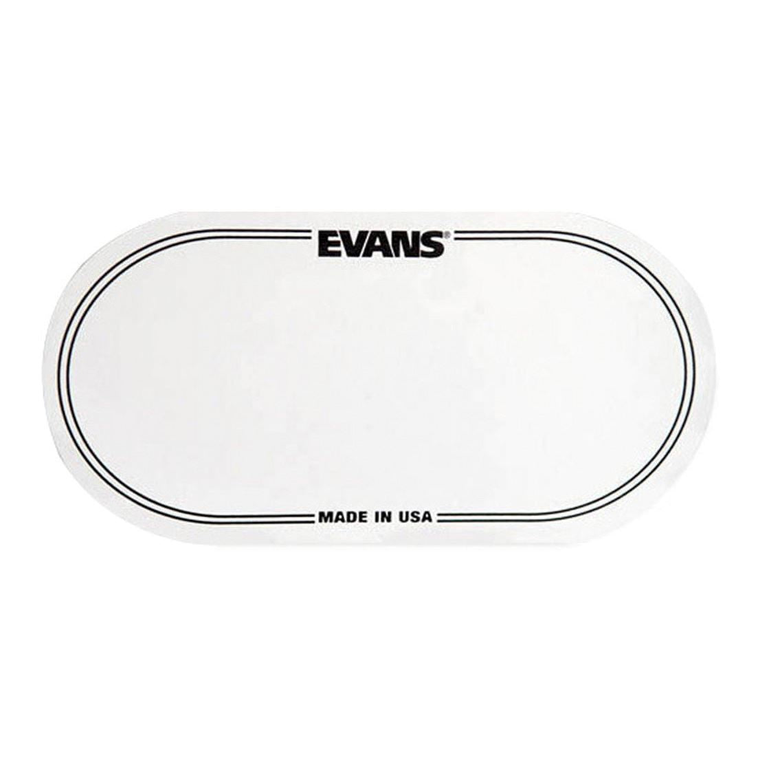 Evans EQPC2 Clear Plastic Double Patch - 2 Pieces
