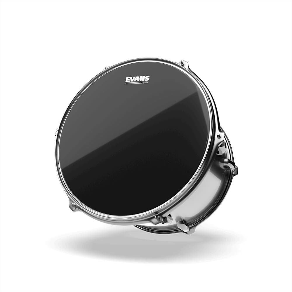 Evans Black Chrome Tompack, Standard (12 inch,  13 inch,  16 inch)