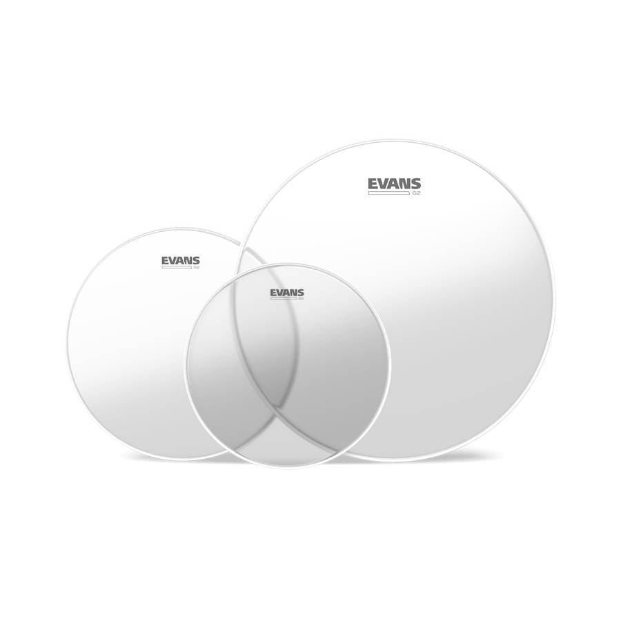 Evans G2 Tompack, Clear, Fusion (10 inch, 12 inch, 14 inch)
