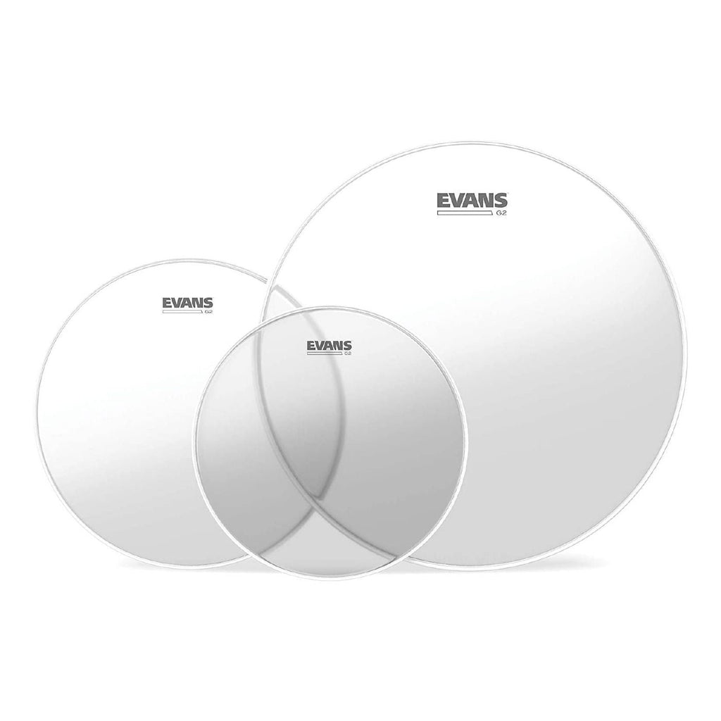 Evans G2 Tompack, Clear, Standard (12 inch, 13 inch, 16 inch)