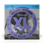 D'addario EXL115 11-49 Electric Guitar Strings 3-Pack