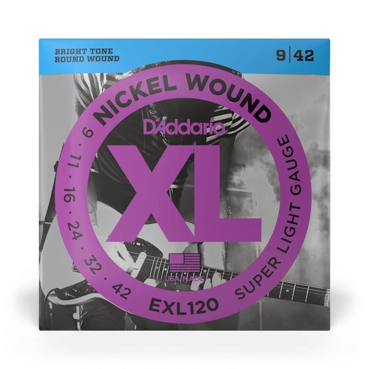D'Addario EXL120 Electric Guitar Strings 3-Pack - 9-42