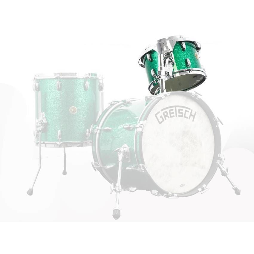Gretsch USA Broadkaster 12x8 Rack Tom in Green Sparkle Nitron