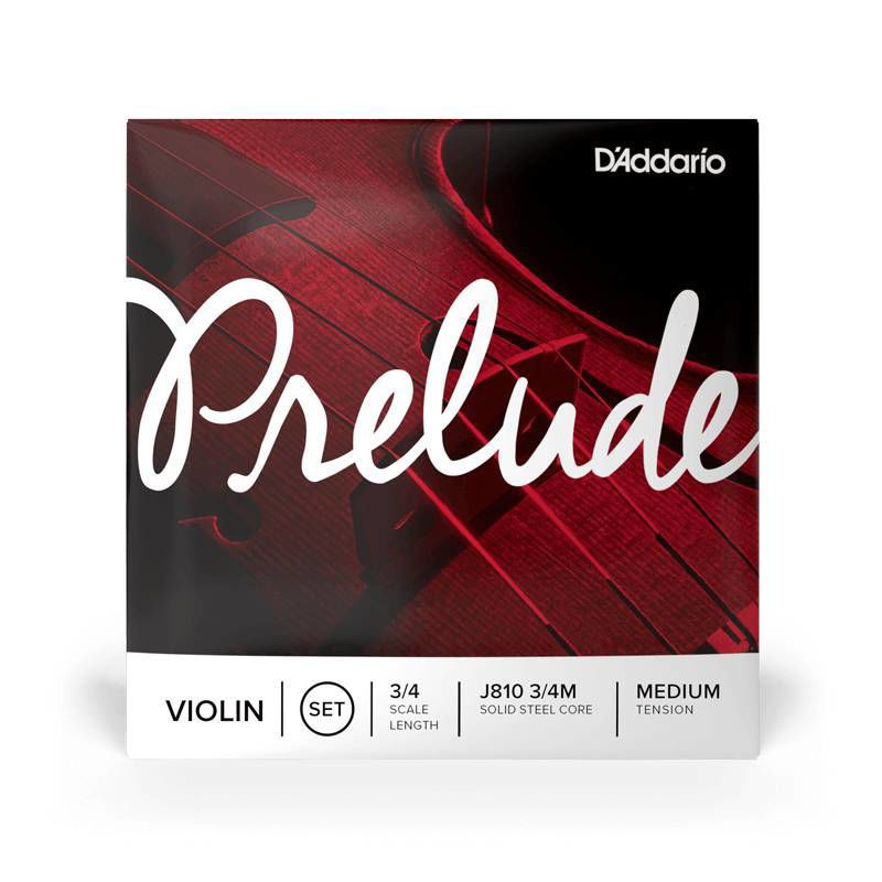 D'Addario J8103 Prelude 3/4 Medium Violin String Set