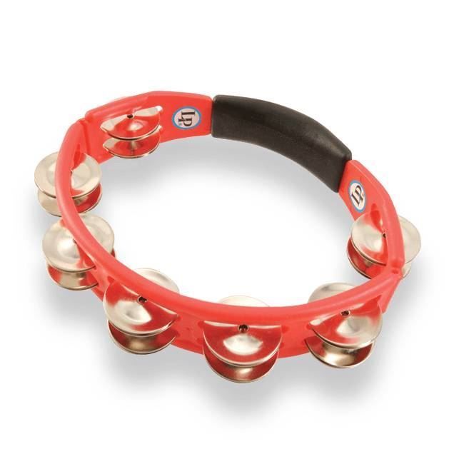 LP LP151 Cyclops Handheld Tambourine - Red (Steel)